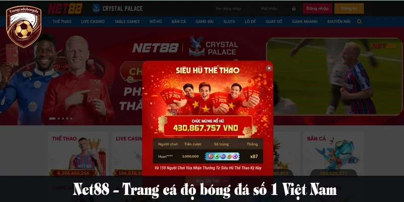 Net88 – Trang cá độ bóng đá số 1 Việt Nam